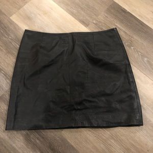 BB Dakota Leather Skirt